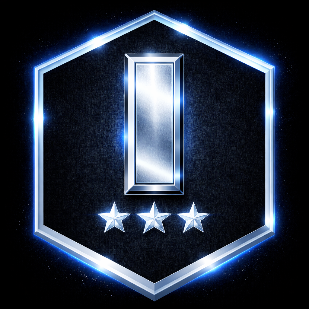 First Lieutenant 3 insignia